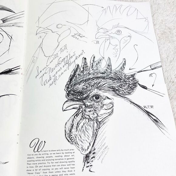 How To Draw Nature Still Life Lettering Walter T Foster Art Book #2 New Edition - Picture 8 of 9